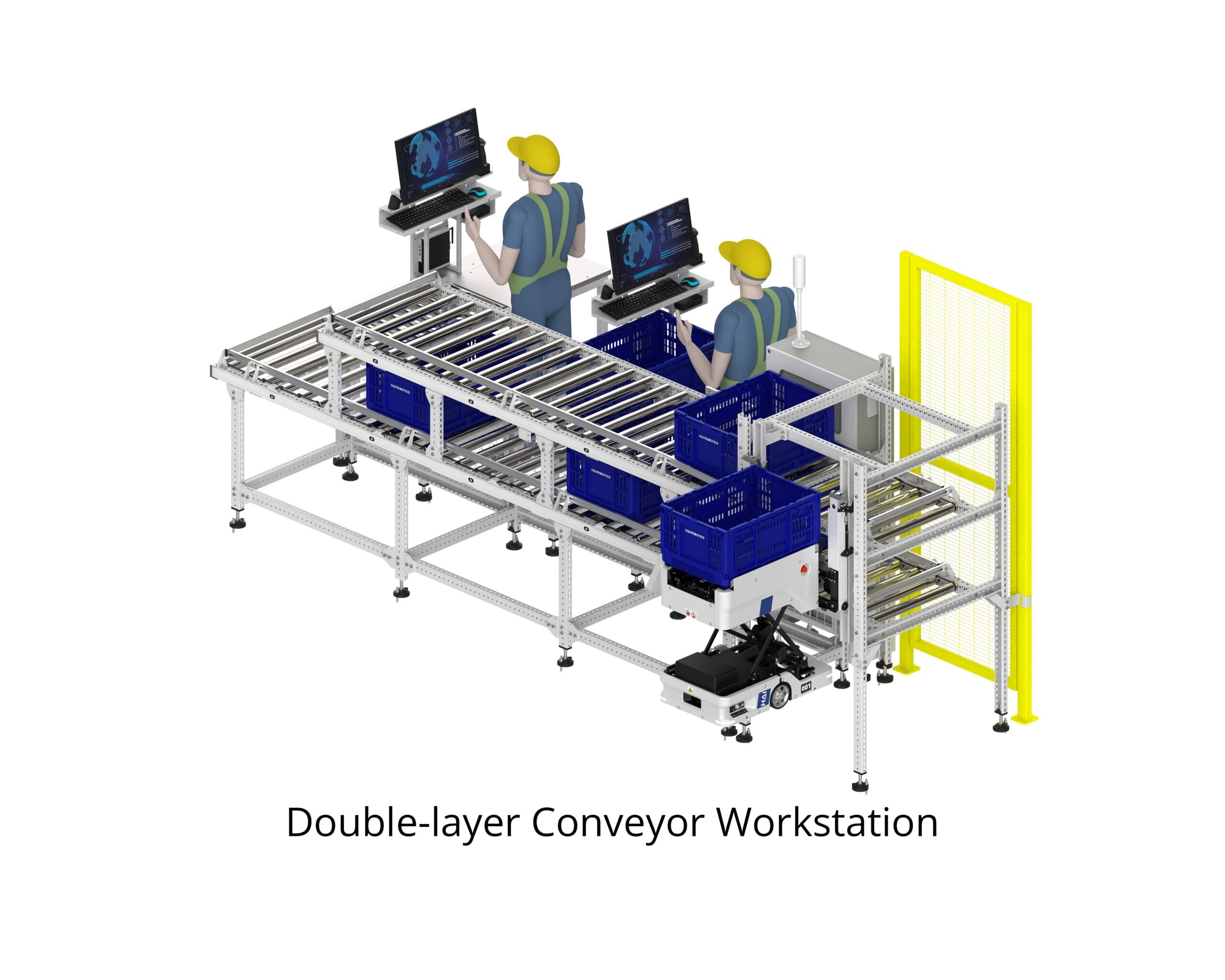 double-layer-conveyor-workstation